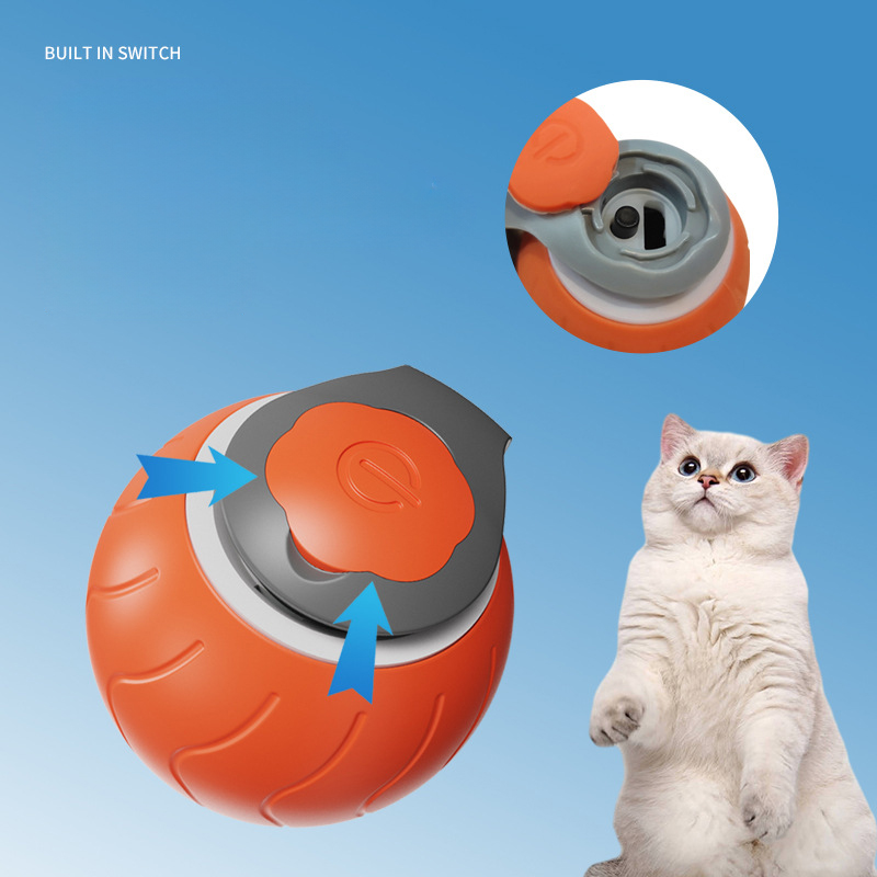 🐾 Pelota Interactiva Inteligente para Perros y Gatos | Recargable USB con Movimiento Automático 360°